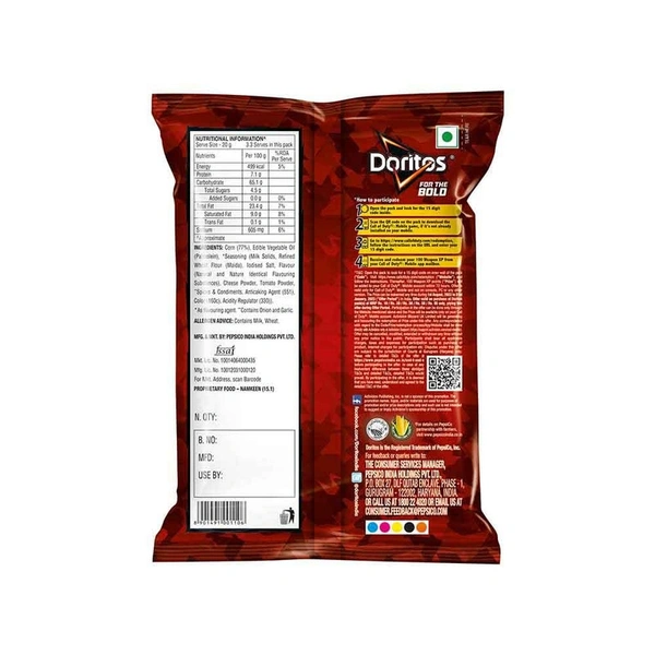 Doritos Cheese Nachos Pack Of 2 - (2*153 Gm) - 306 gm - 306 gm