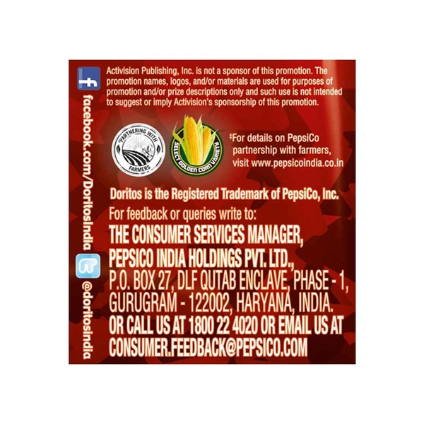 Doritos Cheese Nachos Pack Of 2 - (2*153 Gm) - 306 gm - 306 gm