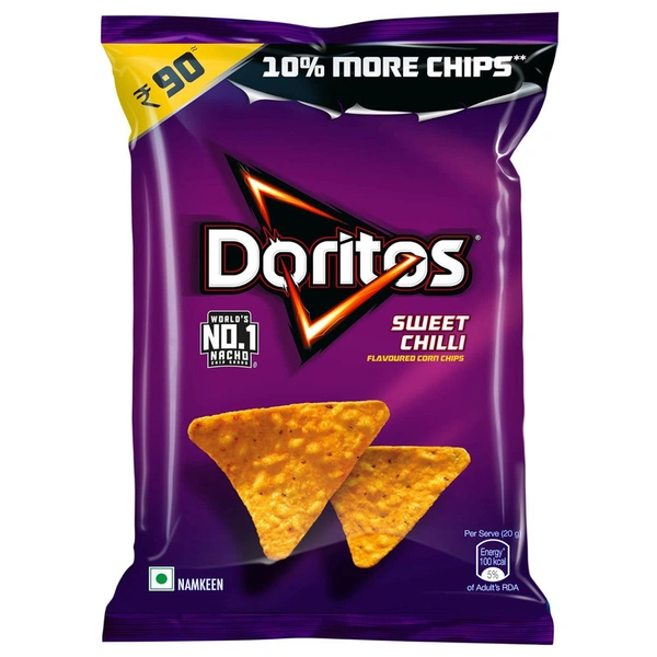 Doritos Sweet Chilli Flavour Nachos - 153 gm - 153 gm