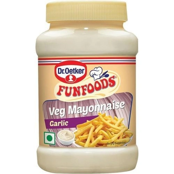 Dr. Oetker FunFoods Veg Garlic Flavoured Mayonnaise - 250 gm - 250 gm