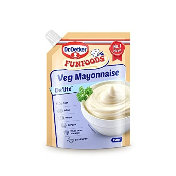Dr. Oetker FunFoods Veg Mayonnaise De'lite - 750 gm - 750 gm