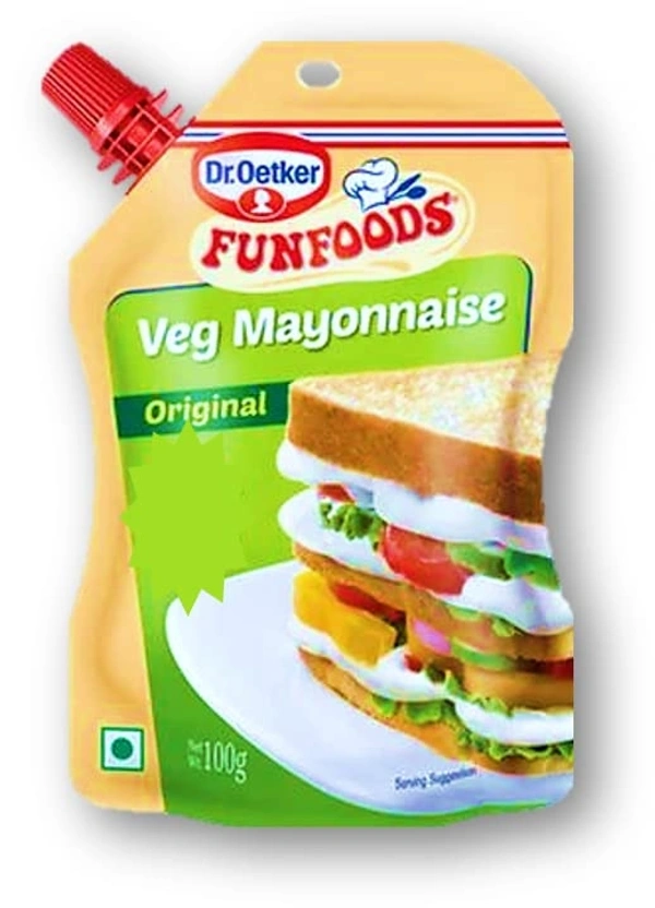 Dr. Oetker FunFoods Veg Mayonnaise Original - 100 gm - 100 gm