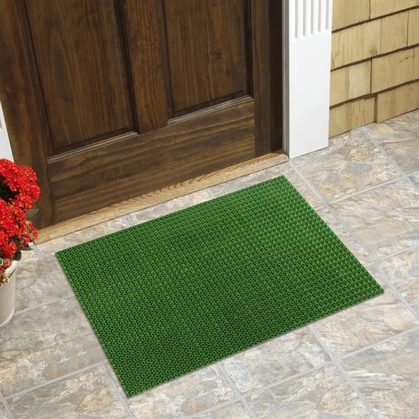 Dream Living Doormat (23" x 15", Micropeach, Green) - 1 unit