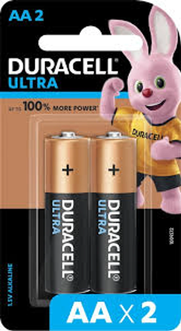 Duracell Ultra - Alkaline Type D Battery - 1 pack (2 pieces)