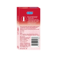 Durex Extra Thin Wild Strawberry Condom-12 Piece - 12 Piece