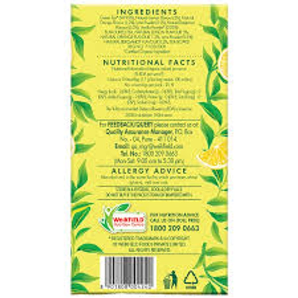 Eco Valley Organic Green Tea Sunny Lemony Pack of 25 - (25*1.7 gm) - 42.5 gm - 42.5 gm