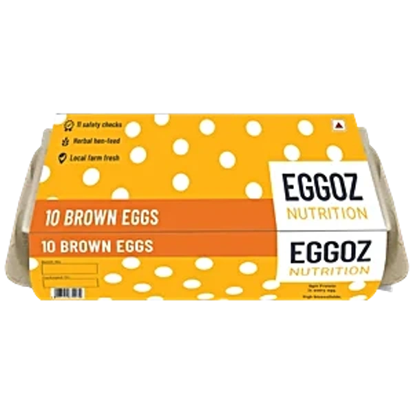 Eggoz Brown Eggs - 10 pieces