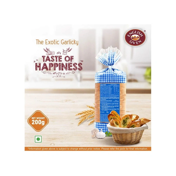 English Oven Garlic Bread - 200 gm