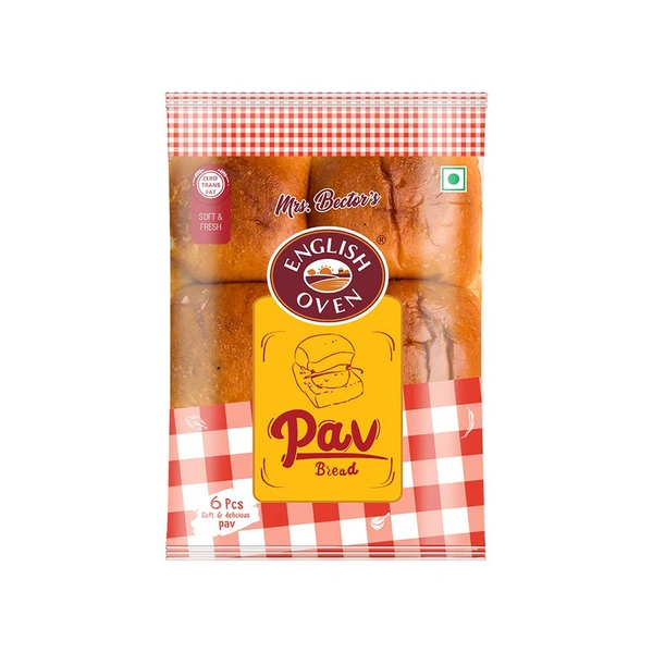 English Oven Pav (6 Pieces) - 250 gm