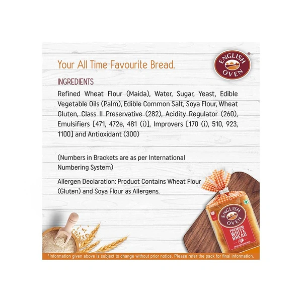 English Oven Premium White Bread - 350 gm - 350 gm