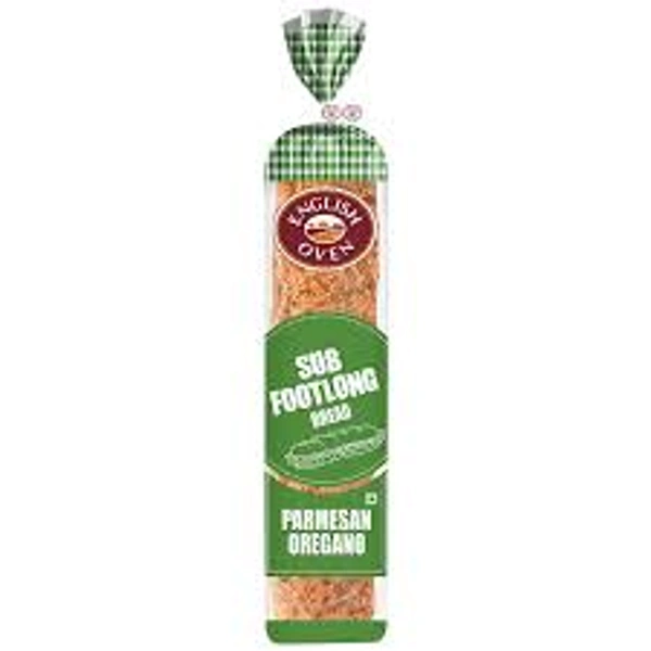 English Oven Sub Footlong Parmesan Oregano Bread - 150 gm