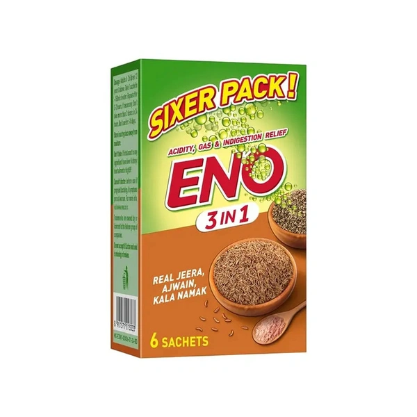 Eno 3 in 1 Antacid with Real Jeera, Ajwain & Kala Namak - 30gm - 30gm