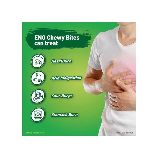 Eno Chewy Bites Tangy Lemon Digestive Tablets - 30 Pieces - 30 Pieces