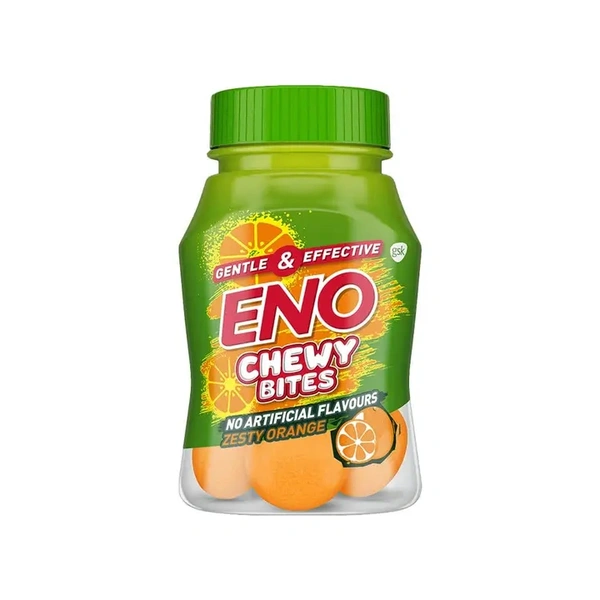 Eno Chewy Bites Zesty Orange Digestive Tablets - 10 Pieces - 10 Pieces