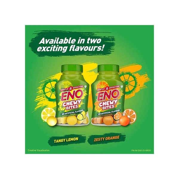 Eno Chewy Bites Zesty Orange Digestive Tablets - 30 Pieces - 30 Pieces
