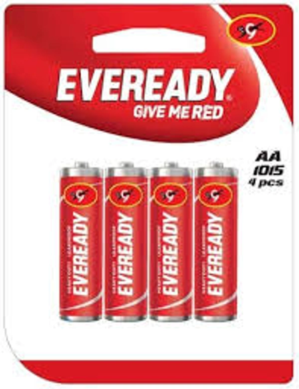 Eveready AA Carbon Zinc Battery - 4 unit