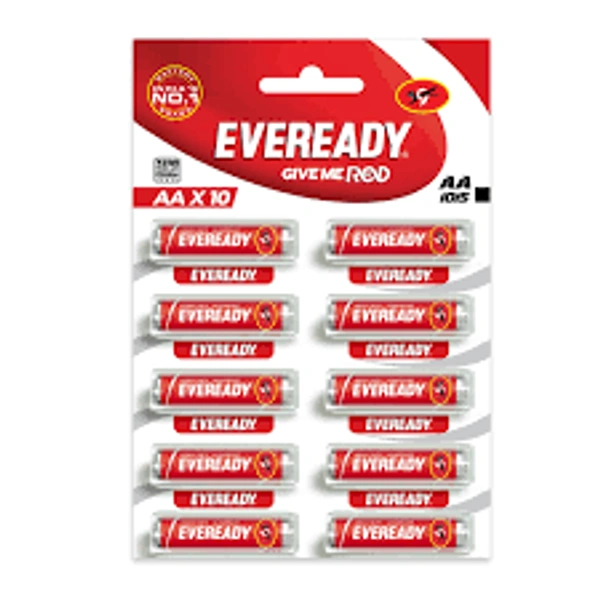 Eveready AA Carbon Zinc Battery - 10 unit