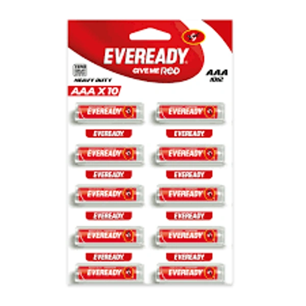 Eveready AAA Carbon Zinc Battery - 10unit