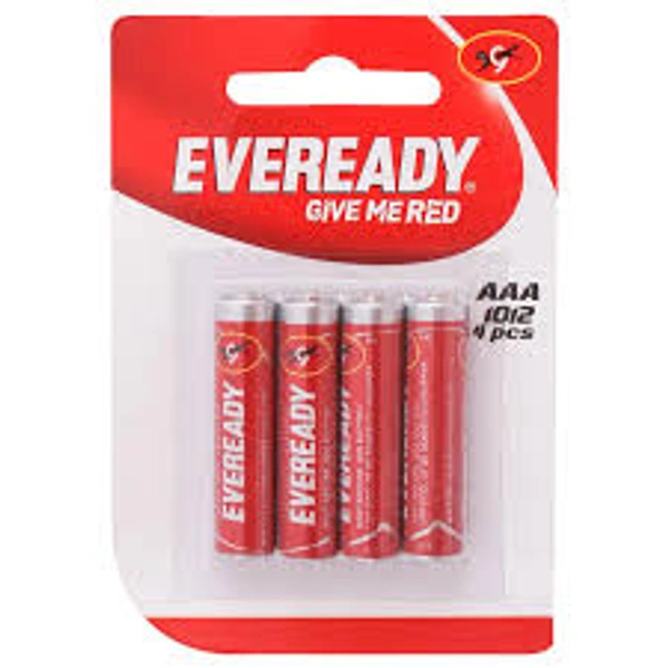 Eveready AAA Carbon Zinc Battery - 4 unit