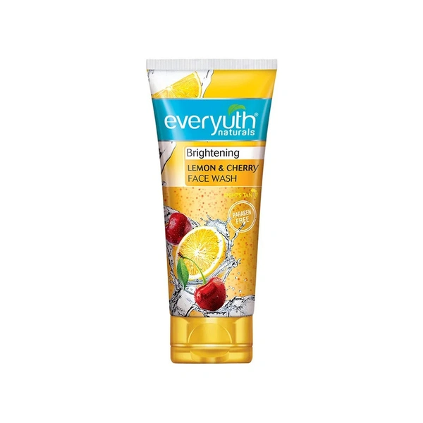 Everyuth Brightening Lemon & Cherry Face Wash - 150 ml - 150 gm