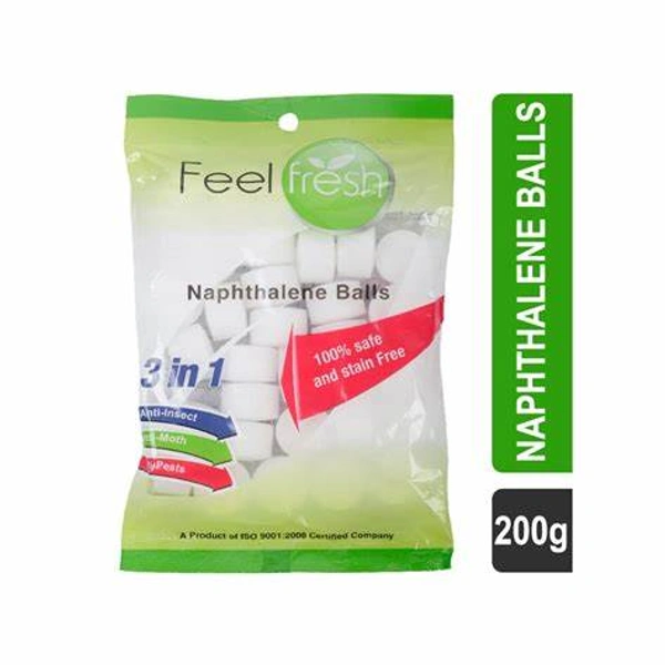 Feel Fresh Naphthalene Balls - 200 gm - 200 gm