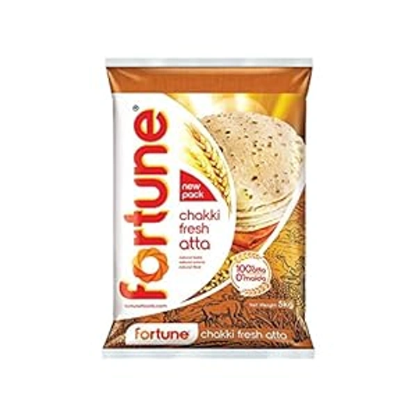 Fortune Chakki Fresh (100% Atta, 0% Maida) - 5 kg