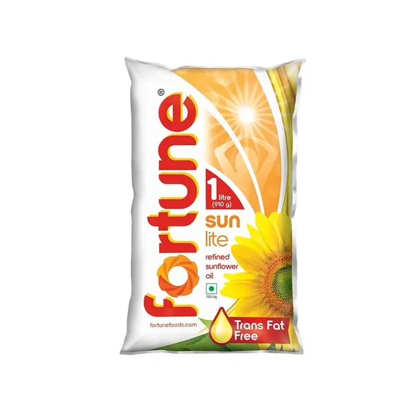 Fortune Sunlite Refined Sunflower Oil - 1 ltr