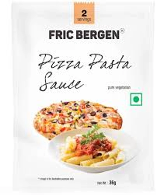 Fric Bergen Pizza Pasta Sauce Cheesy Tomato - 34 gm - 34 gm