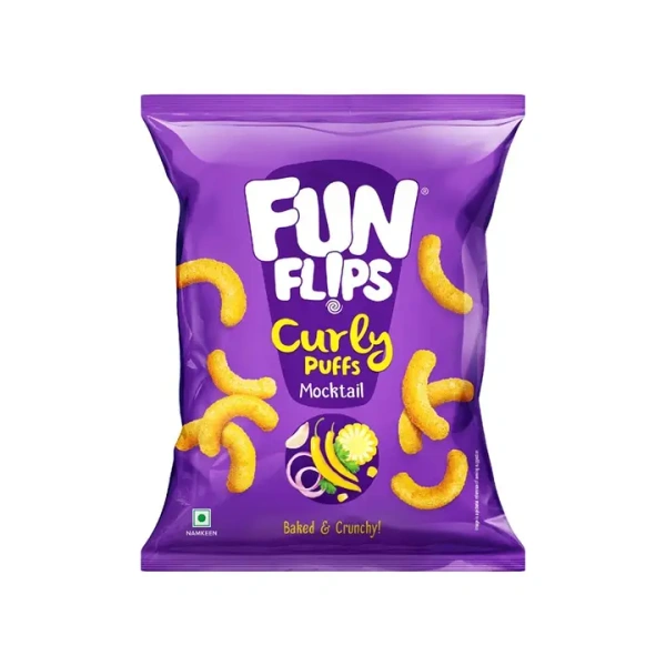 Fun Flips Curly Puffs Mocktail - 34 gm - 34 gm
