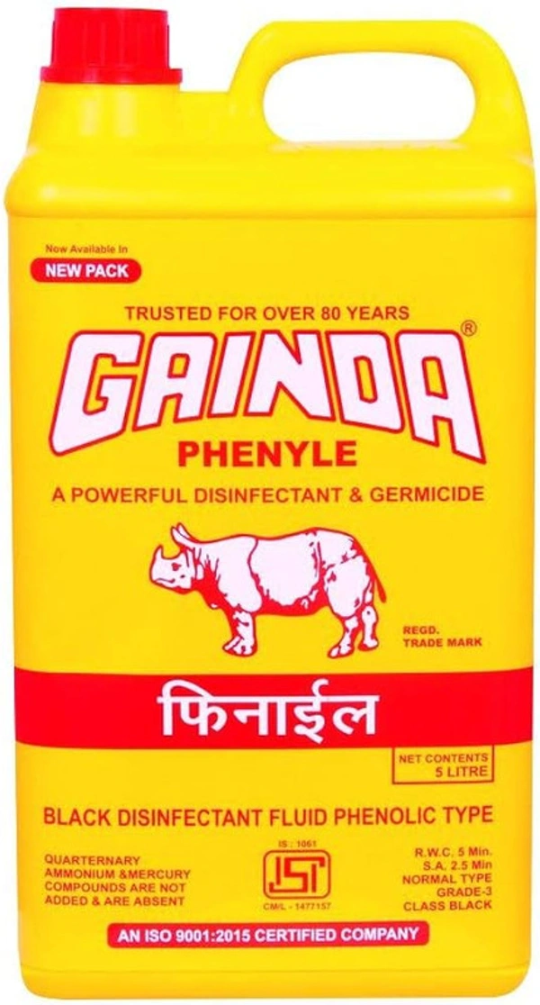 Gainda Phenyl (Black) - 5 ltr - 5 ltr