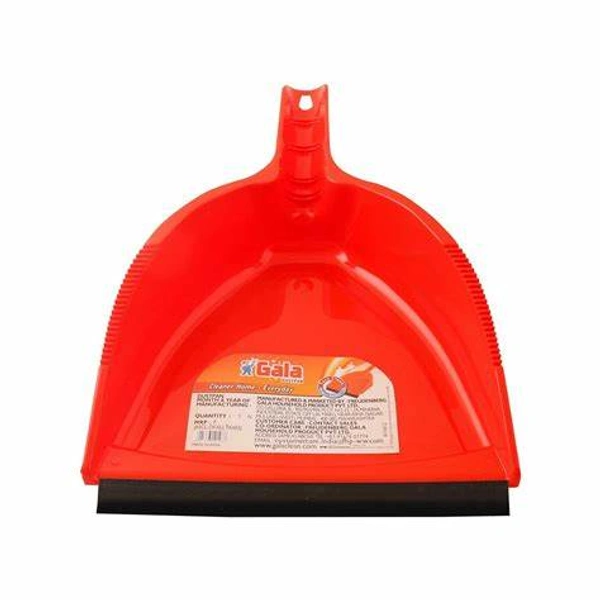 Gala Dustpan (Plastic, Red) - 1 Unit - 1 Unit