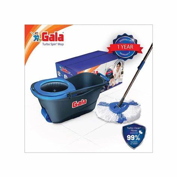 Gala Spin Mop (Microfiber Turbo, Multicolor) - 1 Unit - 1 Unit