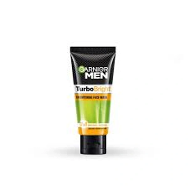 Ganier Men Turbo Bright Brightening Face Wash - 50 gm - 50 gm