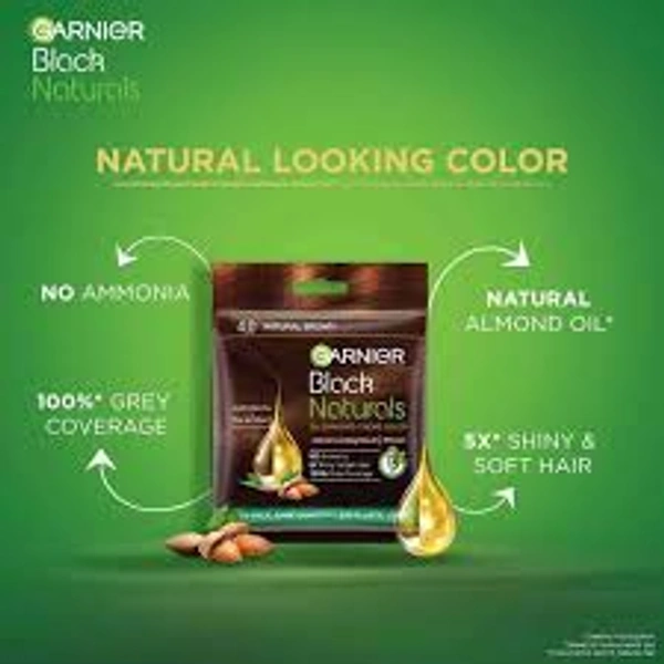 Garnier Black Naturals 4.0 Natural Brown - 1 Pack - 1 Pack