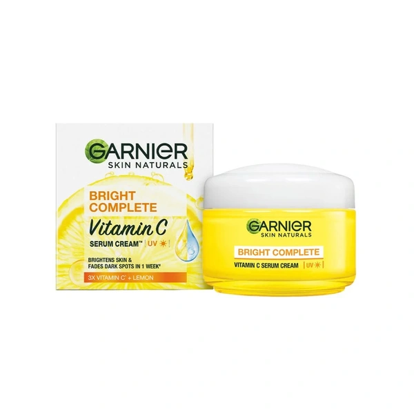 Garnier Bright Complete Vitamin C Serum Face Cream - 45 gm