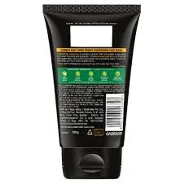 Garnier Men Turbo Bright Brightening Face Wash-100 gm - 100 gm