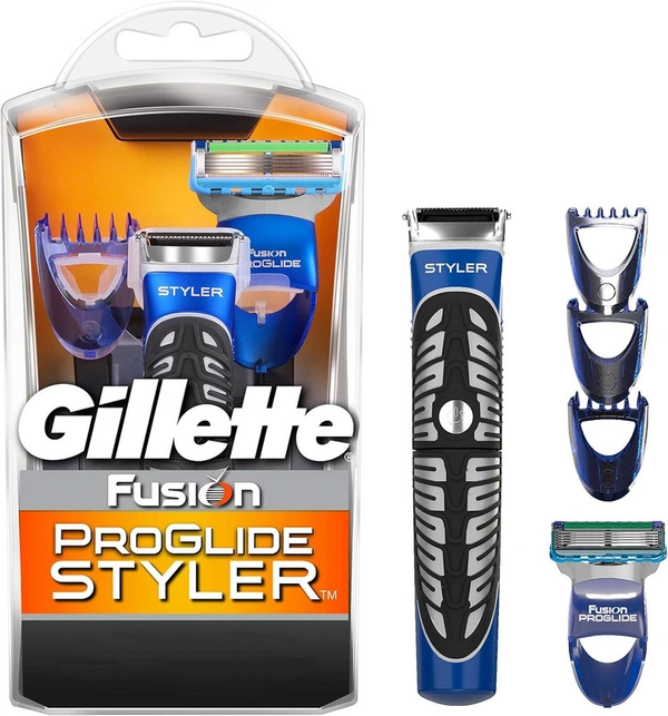 GILLETTE FUSION PROGLIDE STYLER RAZOR - 1 PIECE
