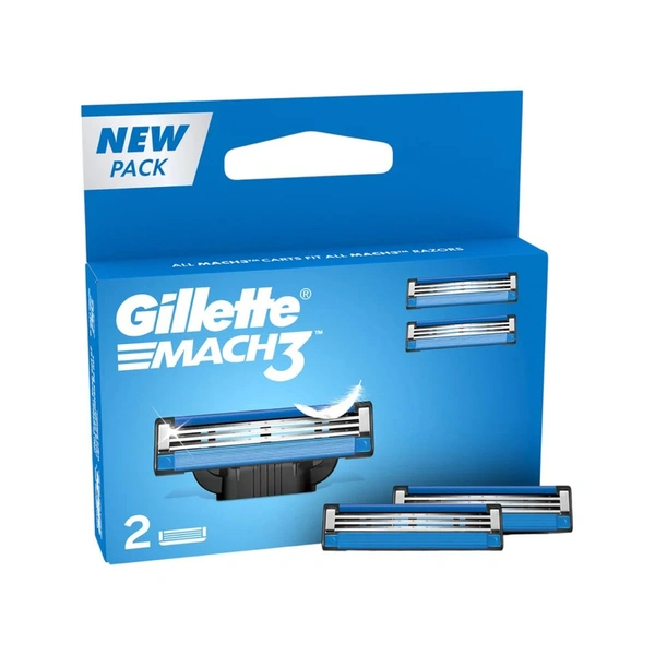 GILLETTE MACH 3 CARTRIDGES - 4 PIECE