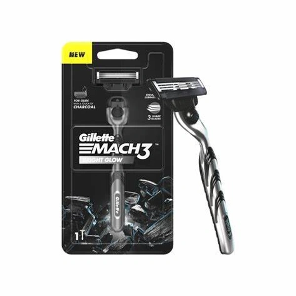 GILLETTE MACH 3 CHARCOAL RAZOR - 1 PIECE