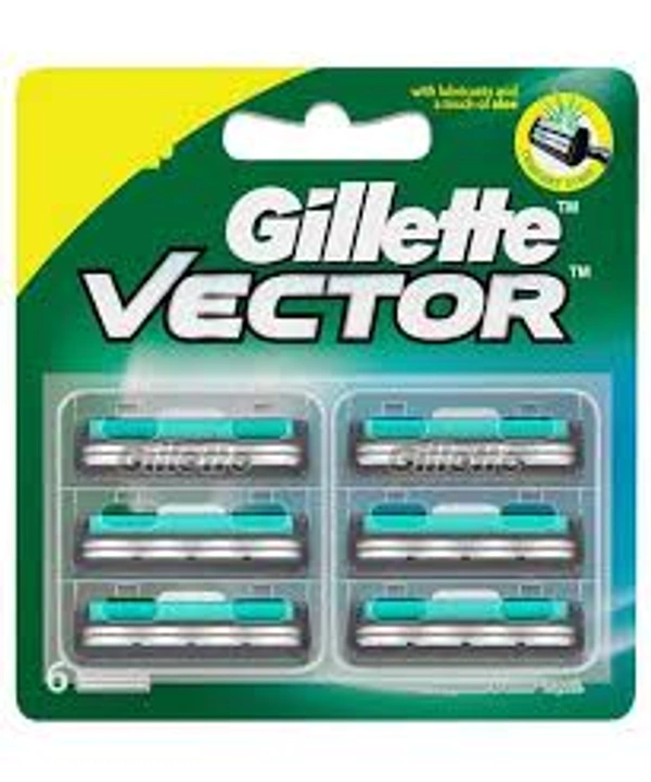 Gillette Vector+ 6 Cartridges - 6 Unit