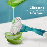 Gillette Venus Smooth Hair Removal System Women's Razor with Aloe Vera - 1 Unit