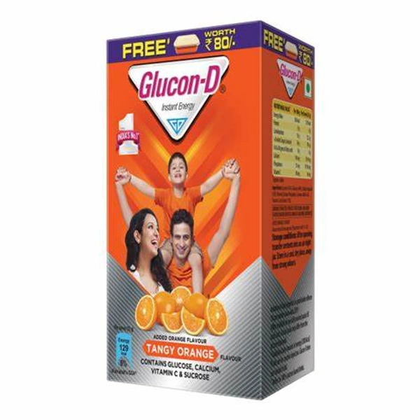 Glucon-D Orange Glucose Energy Drink - 450 gm - 450 gm