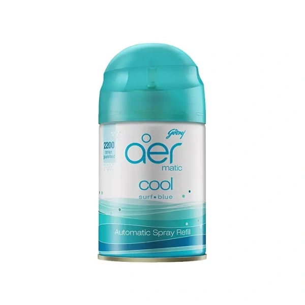 Godrej Aer Matic Air Freshener - Cool Surf Blue 225ml - 225ml