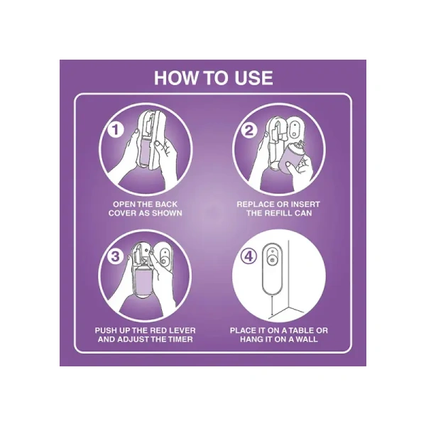 Godrej Aer Matic Air Freshener - Violet Valley Bloom 225ml - 225ml