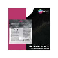 Godrej Expert Cr鑴欑瘬me Hair Colour for Women & Men (Natural Black) - 20 gm