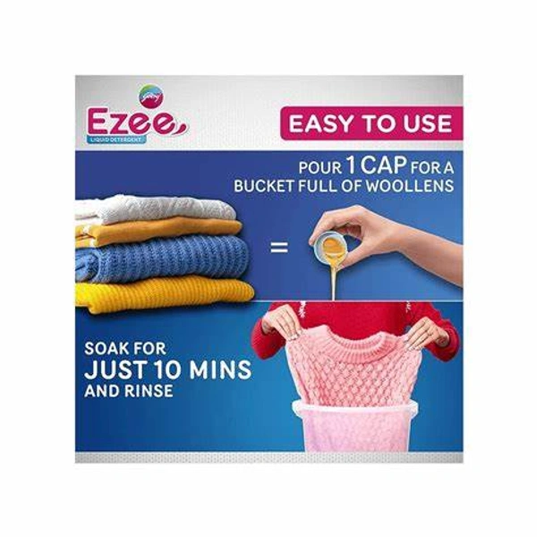 Godrej Ezee Woollen Liquid Detergent For Winterwear- Chiffon & Silks - 2 kg - 2 kg