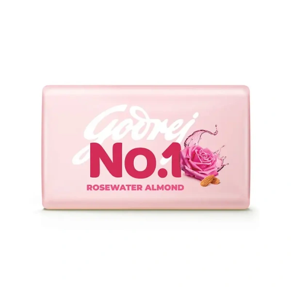 Godrej No.1 Rosewater & Almonds Soap (4*100 gm) - 400 gm