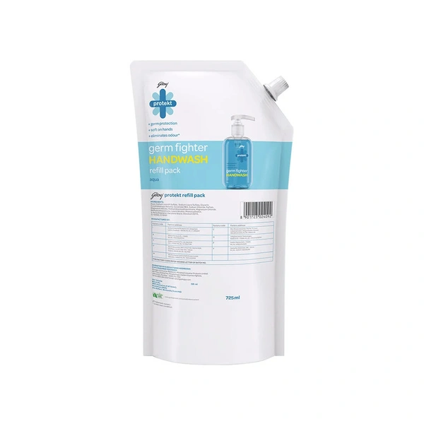 GODREJ PROTECT GERM FIGHTER LIME & EUCALYPTUS HANDWASH REFILL PACK - 725 ML
