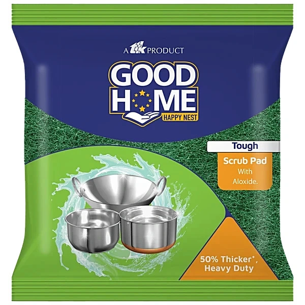 Good Home Happy Nest 2 in 1 Scrub Pad + Sponge - 1 Pack