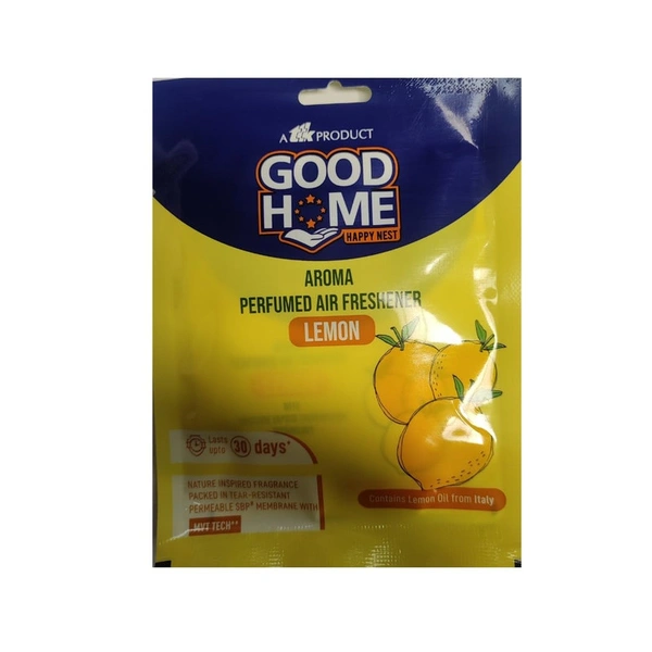 Good Home Happy Nest Aroma Perfumed Air Freshener Lemon 10 gm - 10 gm